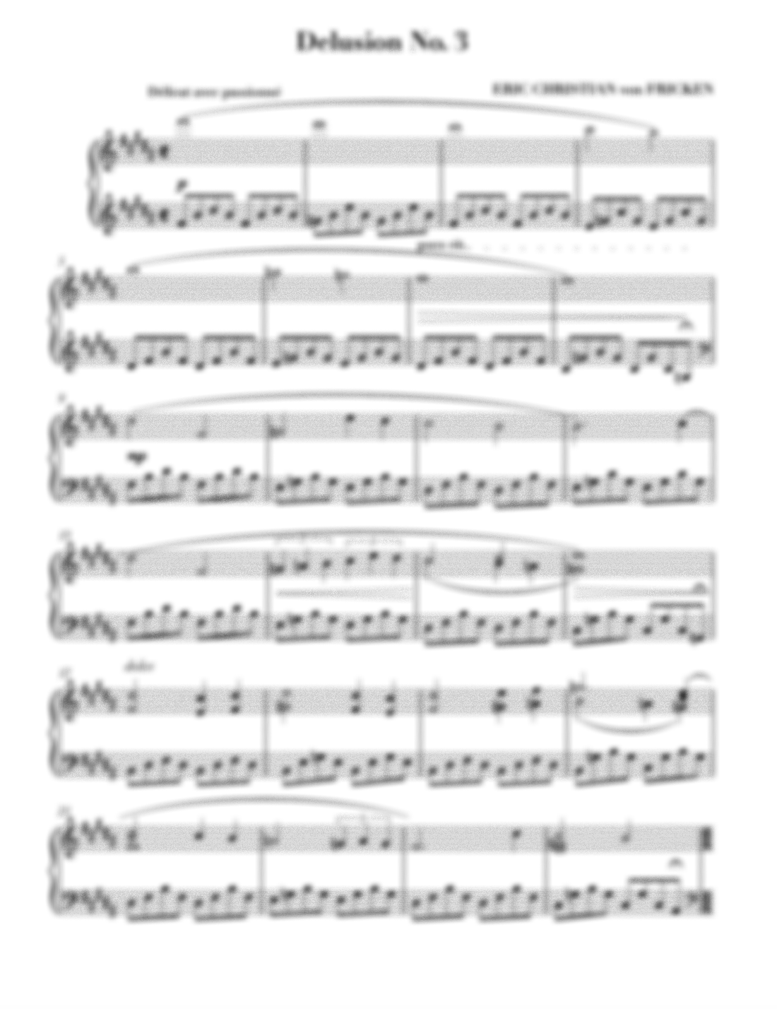 Delusions: III. Délicat avec passion