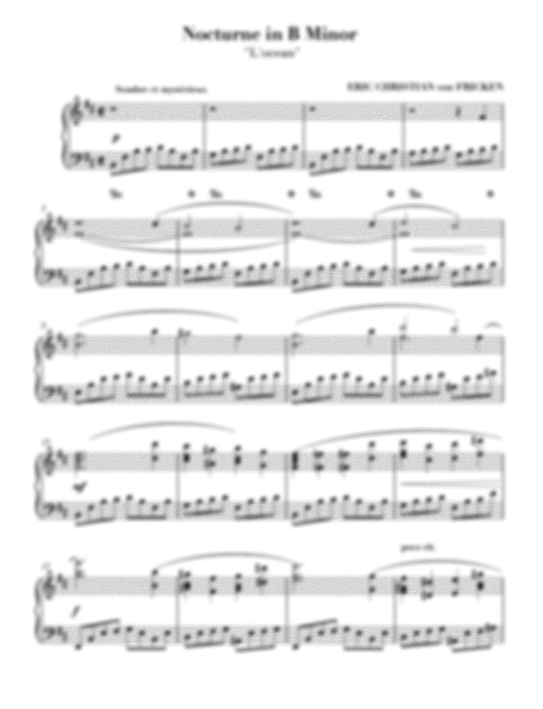 Nocturne in B Minor "L' océan"