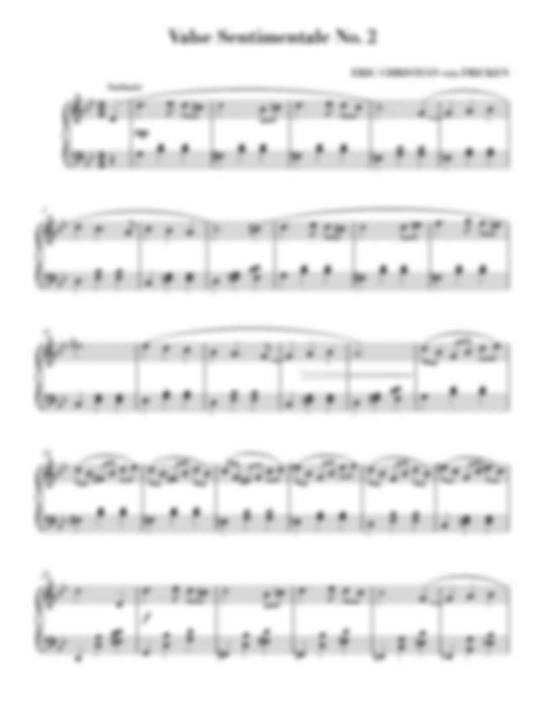 Valse Sentimentale No. 2