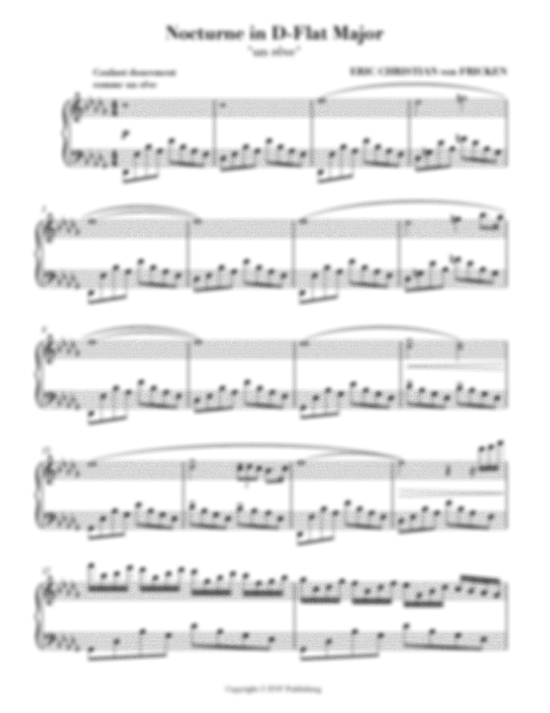 Nocturne in D-Flat Major "un rêve"