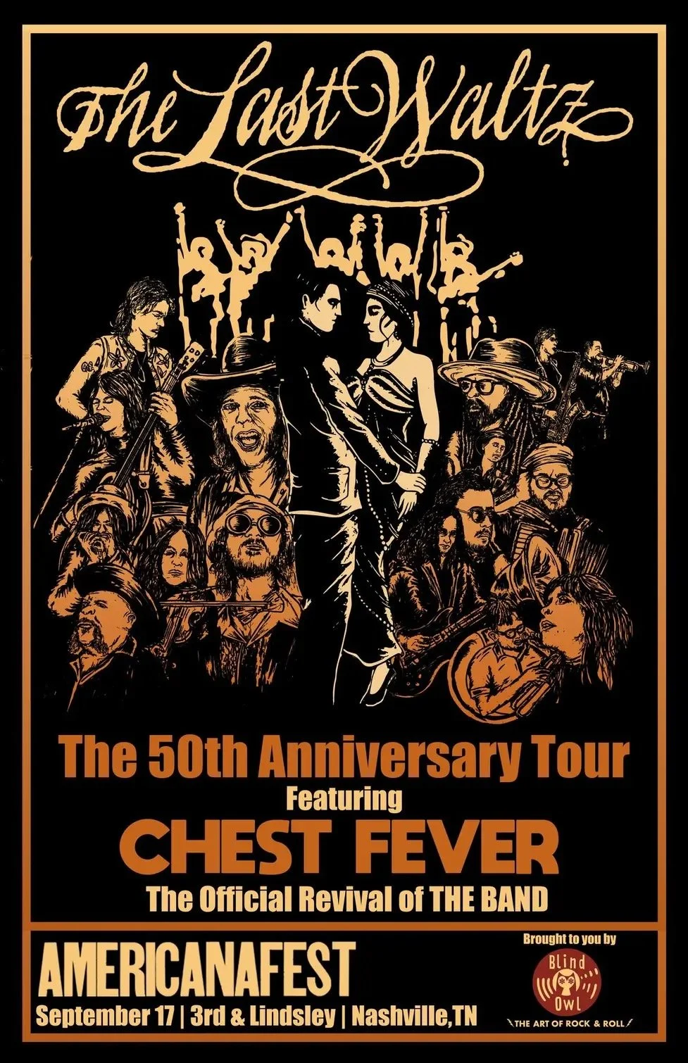 3rd &amp; Lindsley - The Last Waltz Tribute (Official Americanafest)