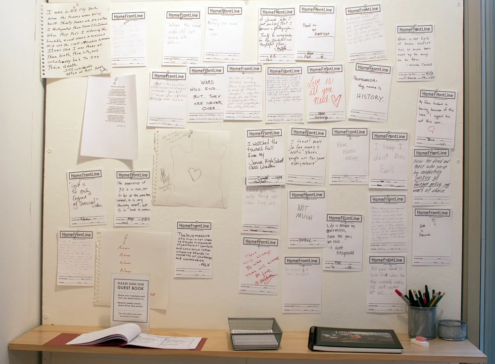 Visitor responses to HomeFrontLine: Reflections on Ten Years of War Since 9/11
