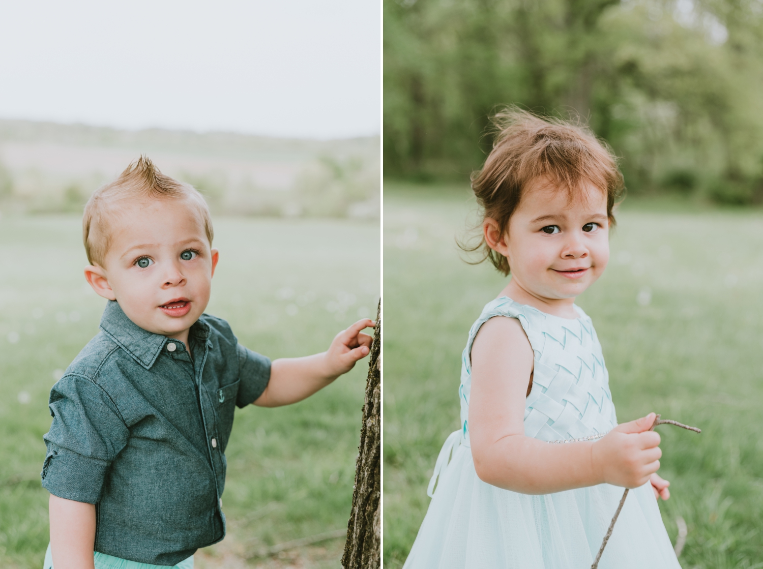 Twin Toddler Outdoor Photoshoot Monmouth County New Jersey