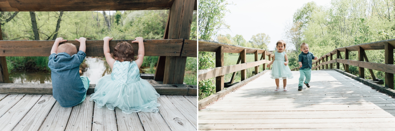 Twin Toddler Outdoor Photoshoot Monmouth County New Jersey