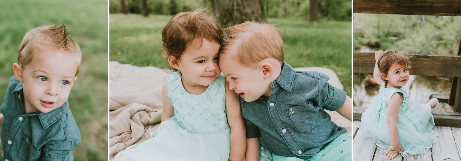 Twin Toddler Outdoor Photoshoot Monmouth County New Jersey