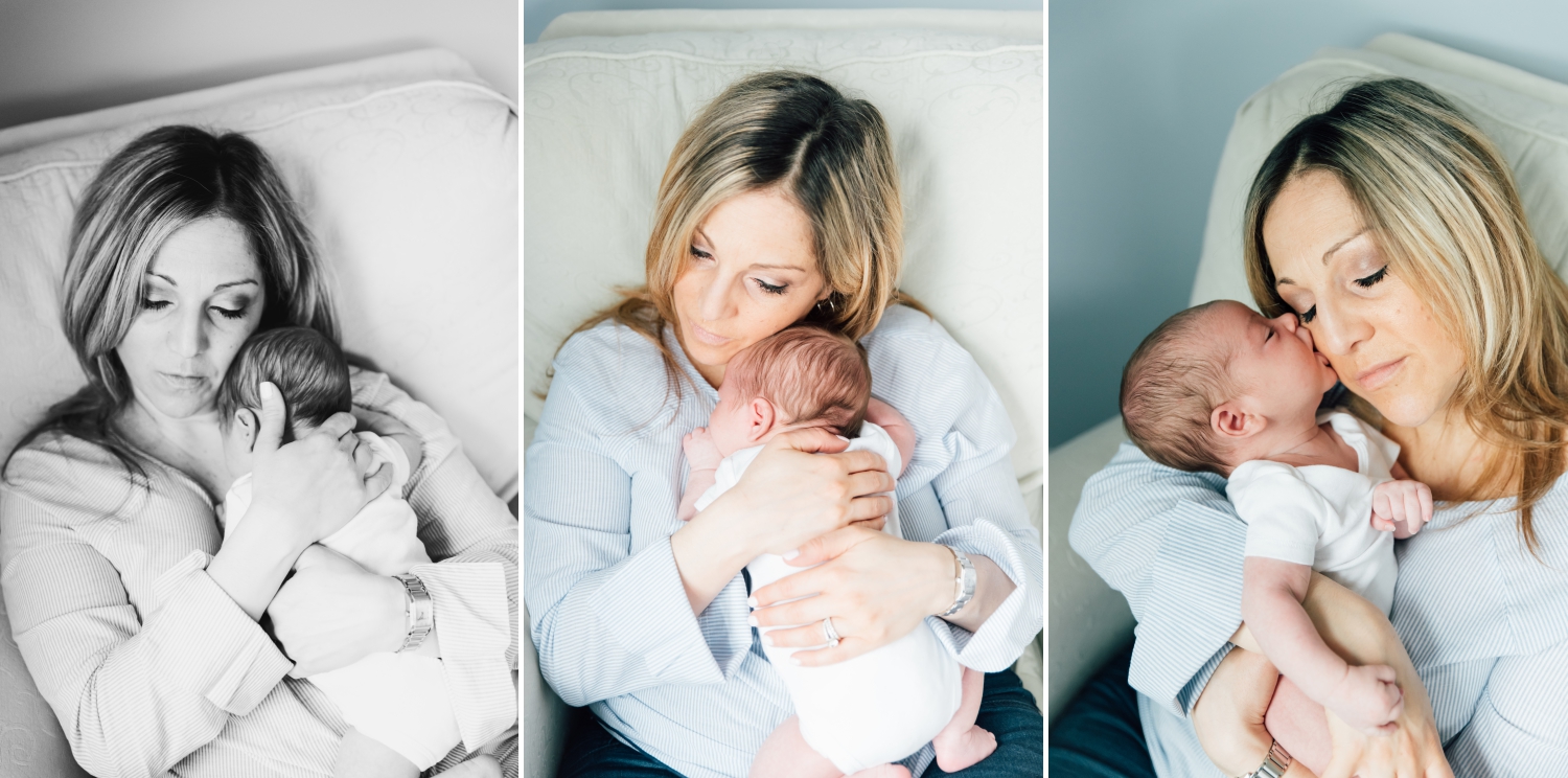 In Home Lifestyle Newborn Photography Session Monmouth County New Jersey