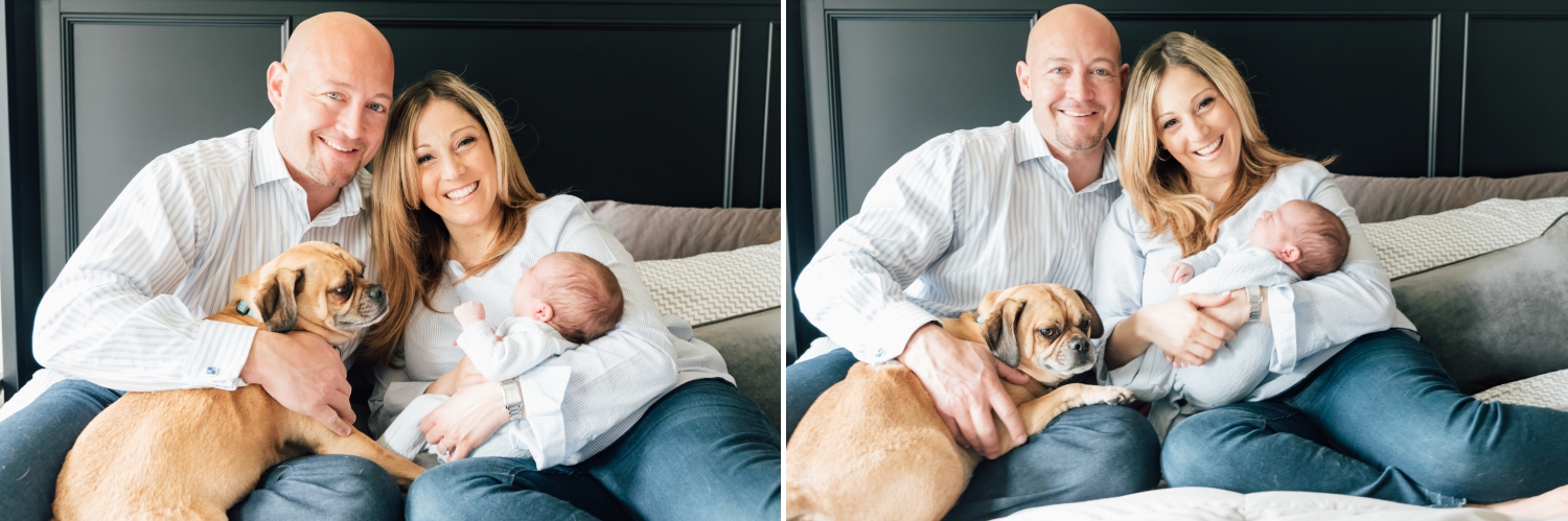 In Home Lifestyle Newborn Photography Session Monmouth County New Jersey