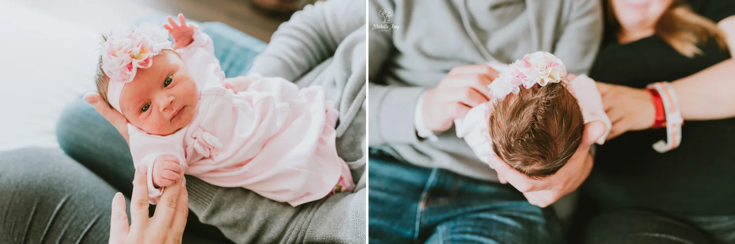 Fresh 48 In hospital Newborn Pictures Monmouth County New Jersey