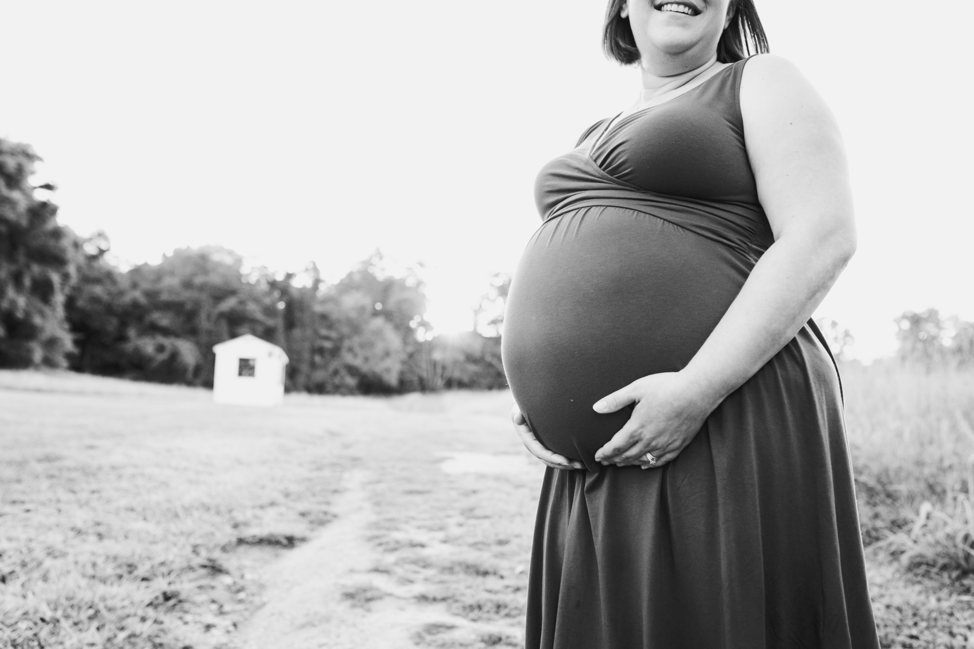 Holmdel Park Monmouth County New Jersey Maternity Family Portrait Photoshoot 