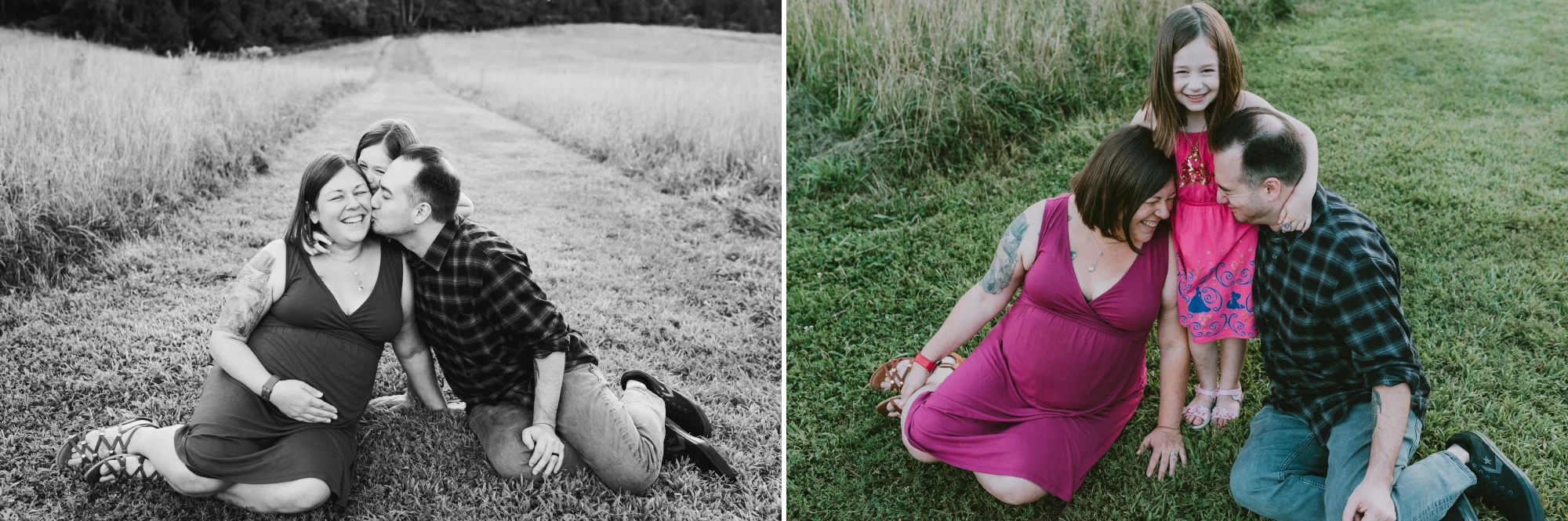 Holmdel Park Monmouth County New Jersey Maternity Family Portrait Photoshoot