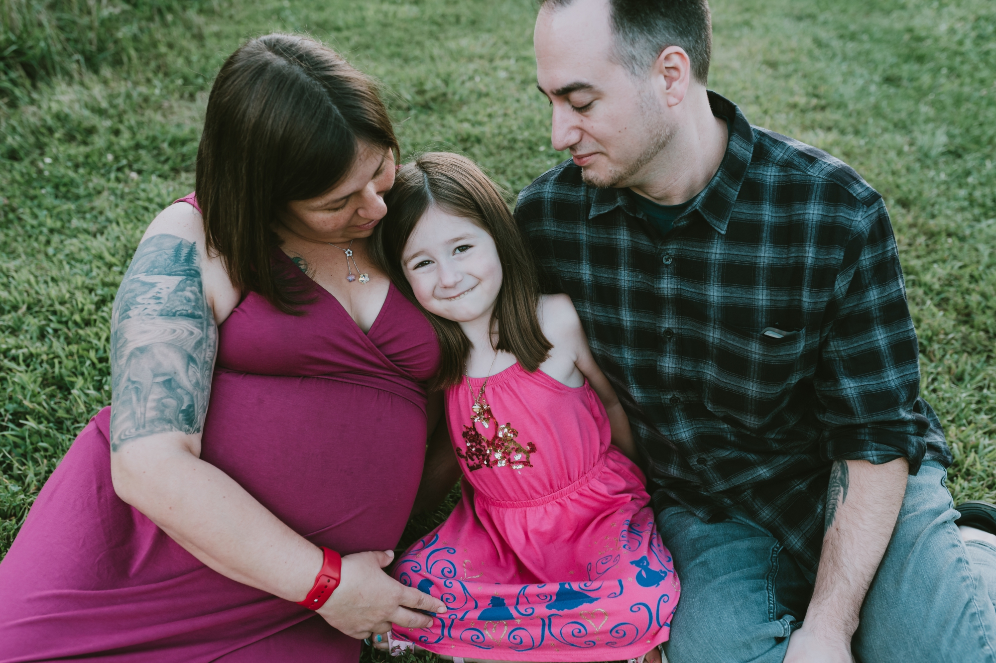 Holmdel Park Monmouth County New Jersey Maternity Family Portrait Photoshoot