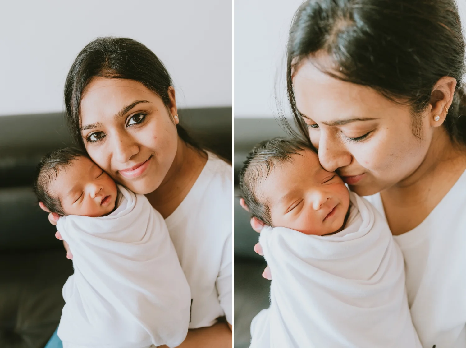 In Home Newborn Lifestyle Photography Session Middlesex County New Jersey