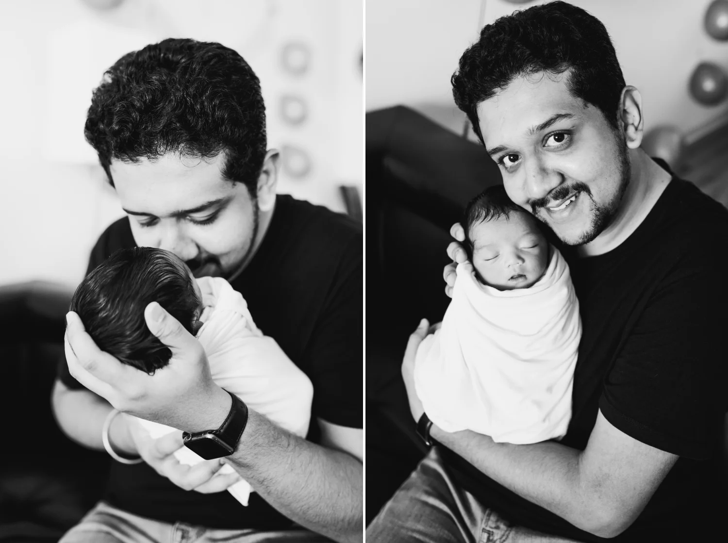 In Home Newborn Lifestyle Photography Session Middlesex County New Jersey