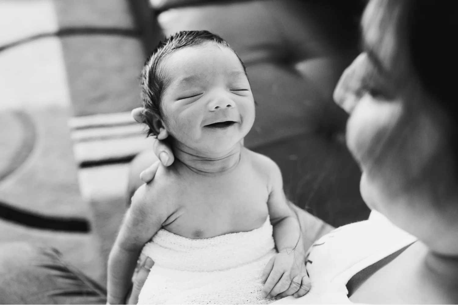In Home Newborn Lifestyle Photography Session Middlesex County New Jersey