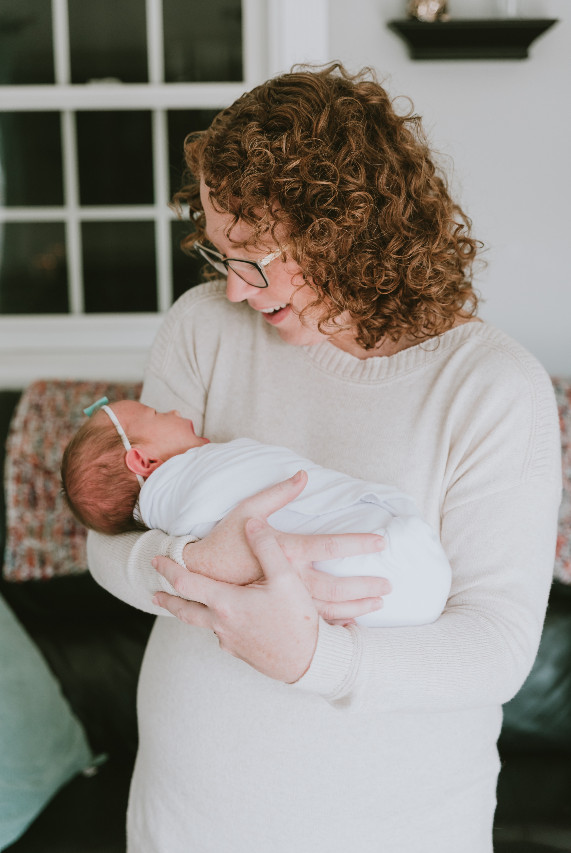In-Home Lifestyle Newborn Pictures Monmouth County New Jersey