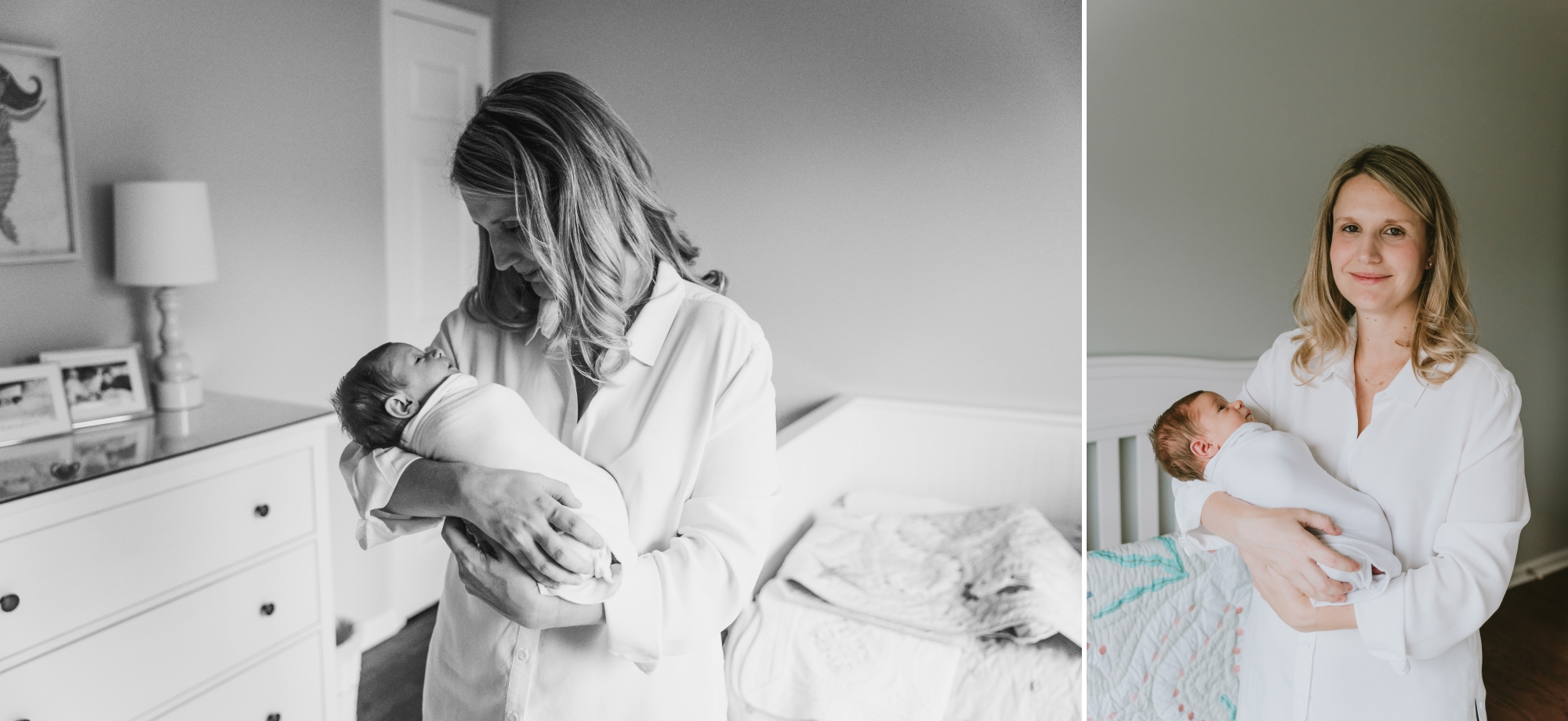 In-Home Lifestyle Newborn Pictures Essex County New Jersey