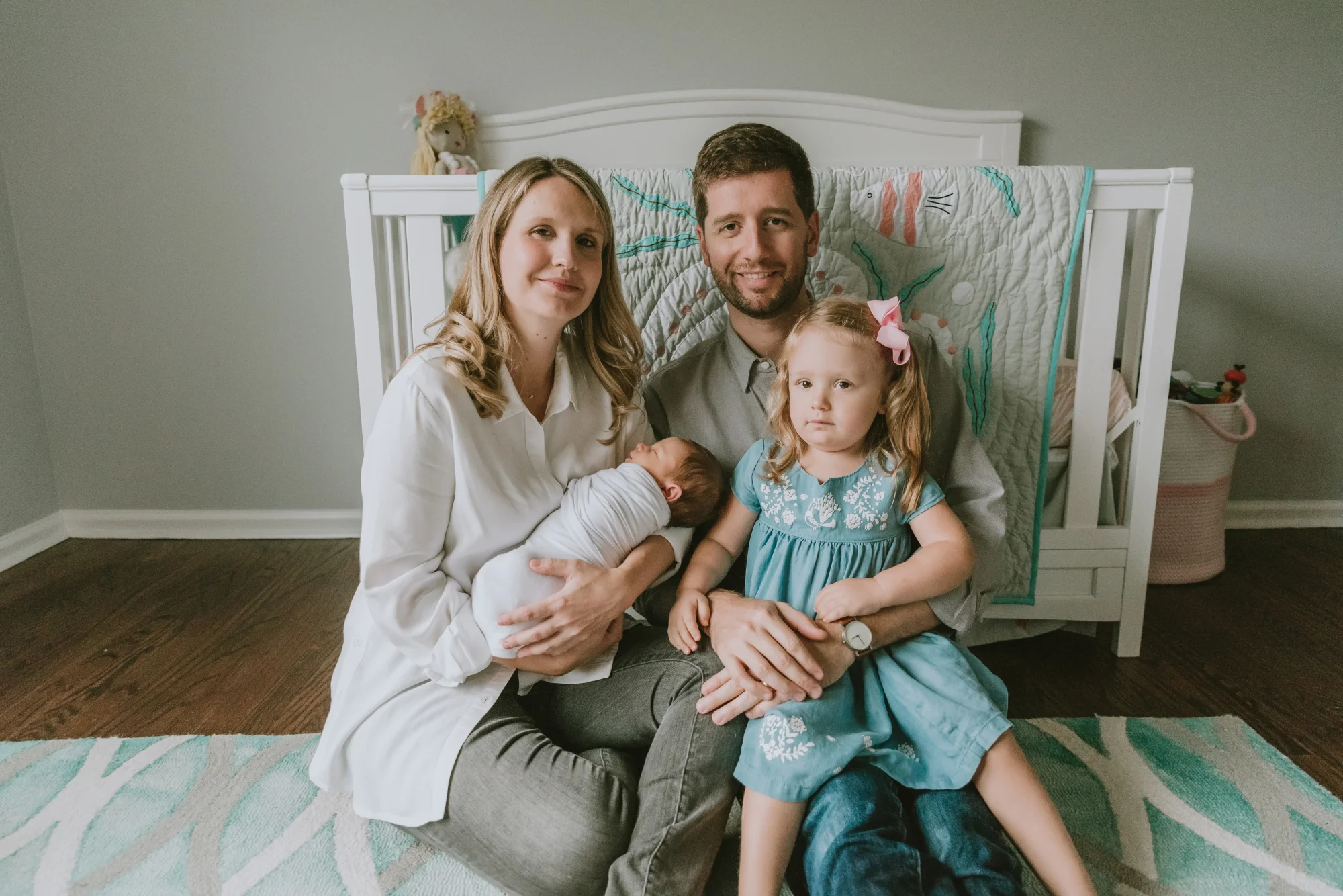 In-Home Lifestyle Newborn Pictures Essex County New Jersey