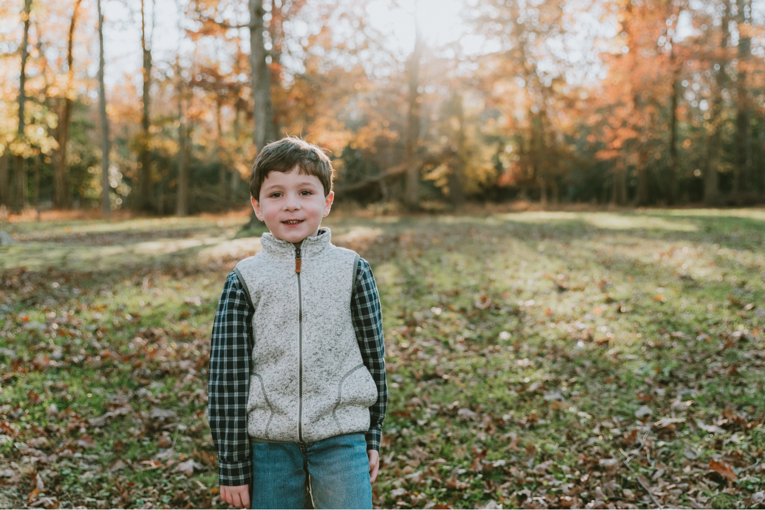 Family Children Christmas Portraits Allaire State Park Farmingdale New Jersey