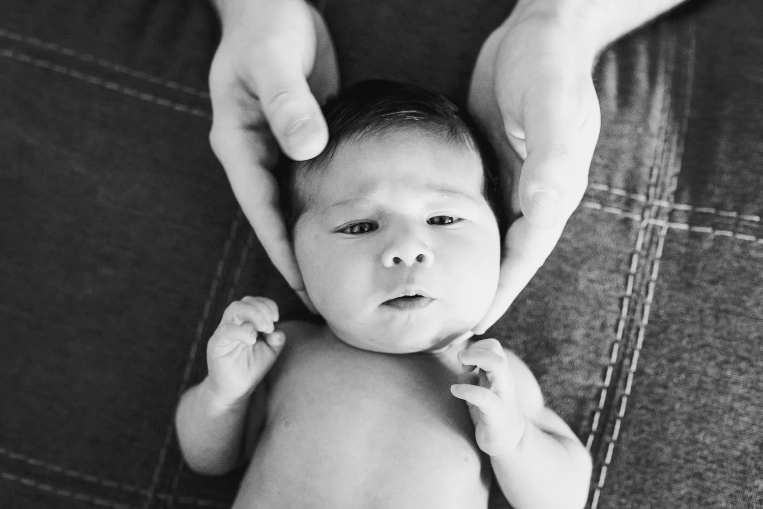 In-Home lifestyle newborn portrait photography session middlesex county new jersey