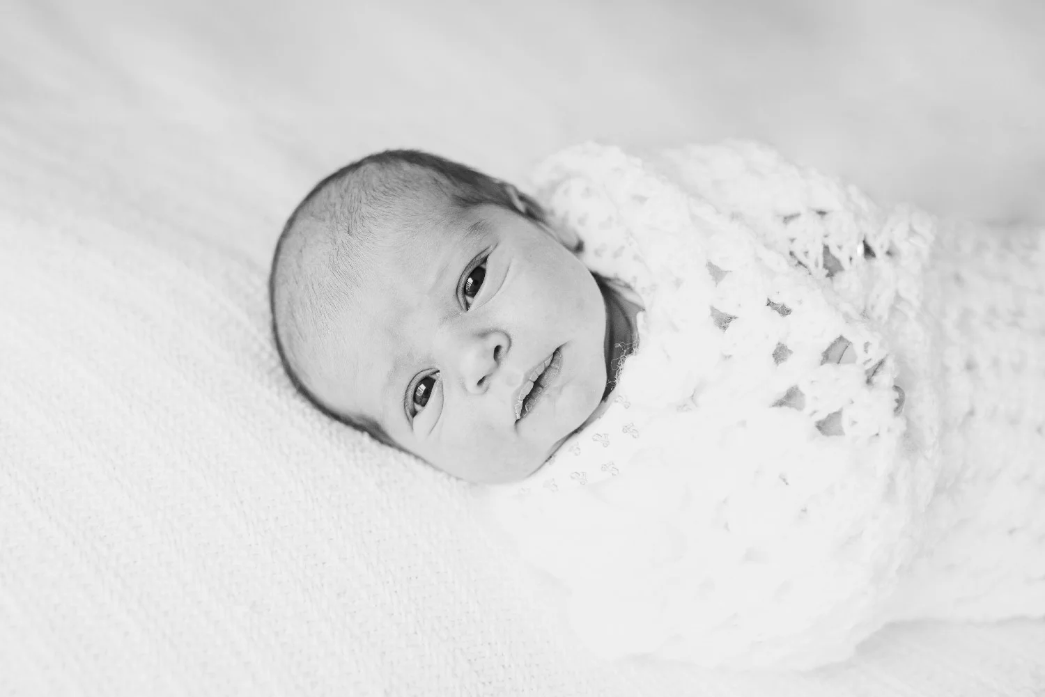 Wide-eyed Newborn