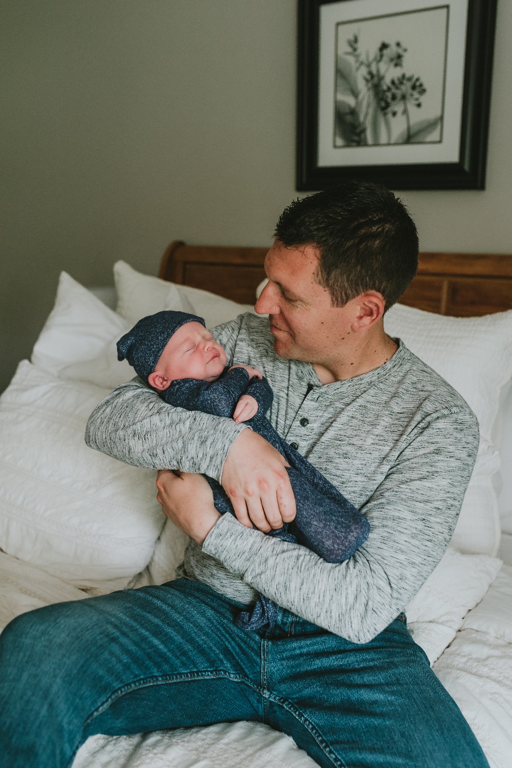 Father-And-Newborn-Son