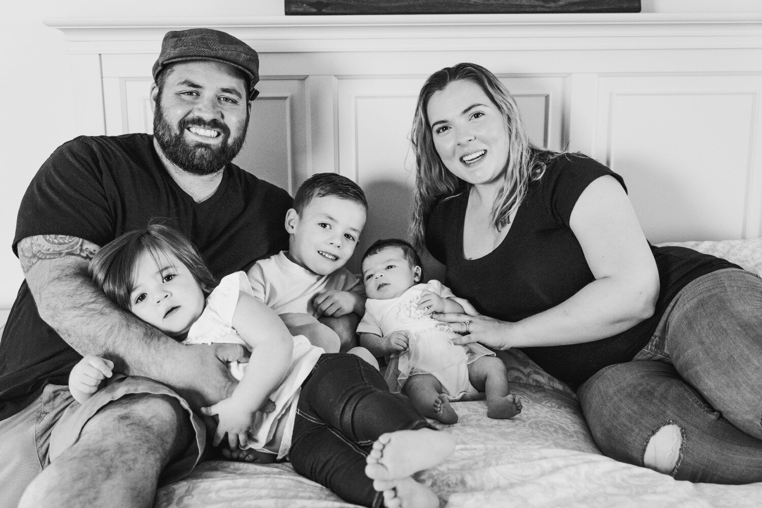 Family of Five Newborn Session