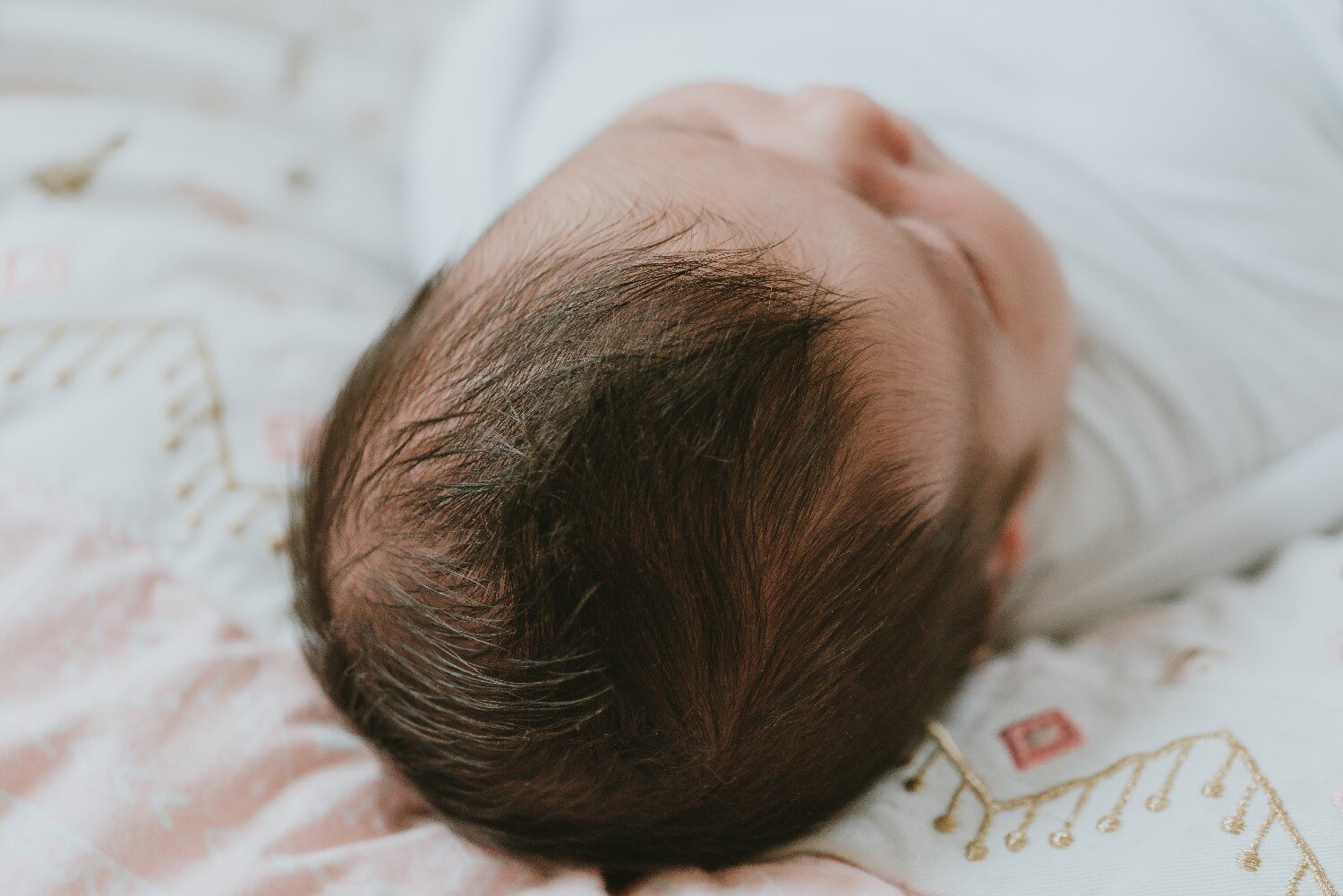 Newborn With Dark Hair