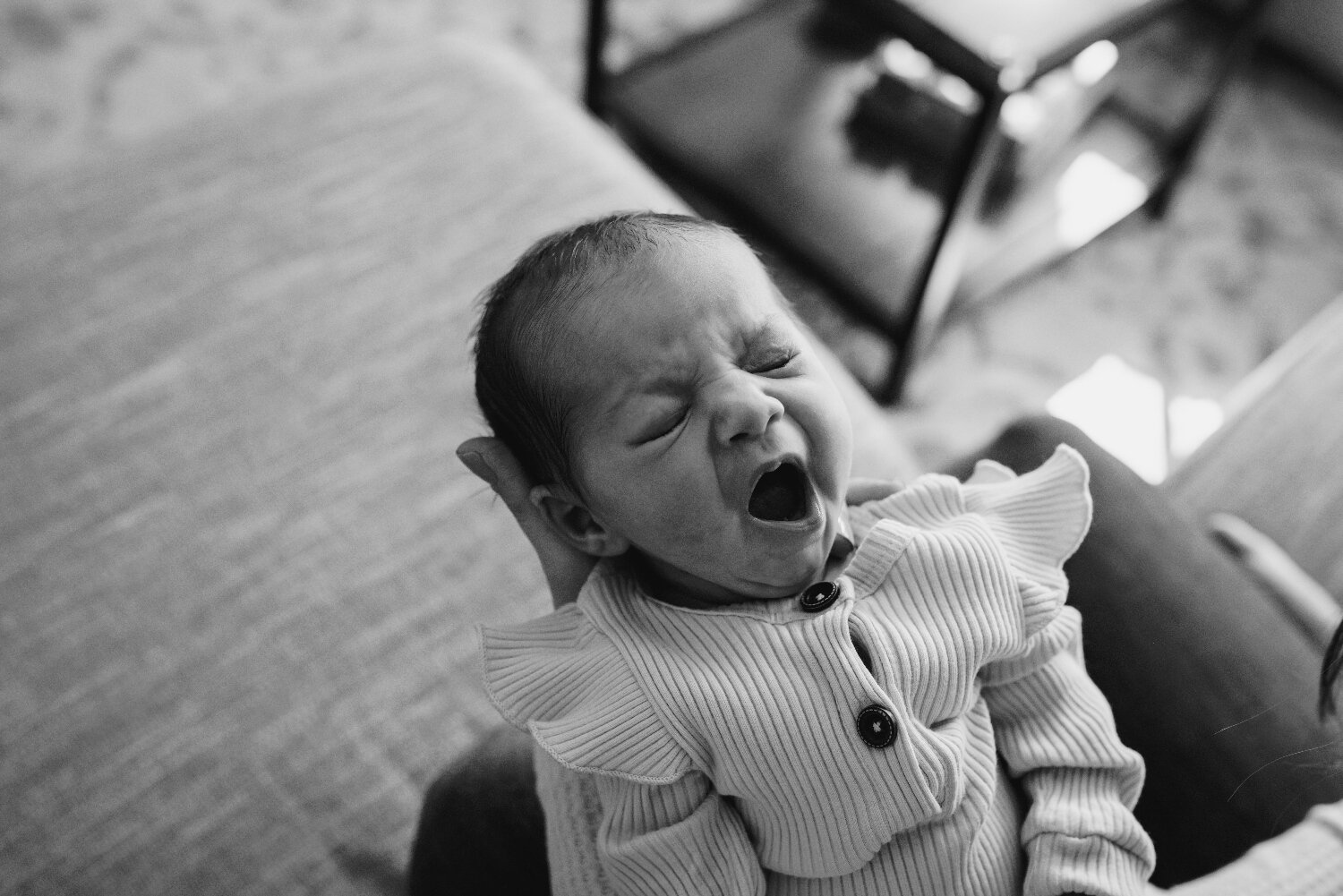 Newborn-Yawning