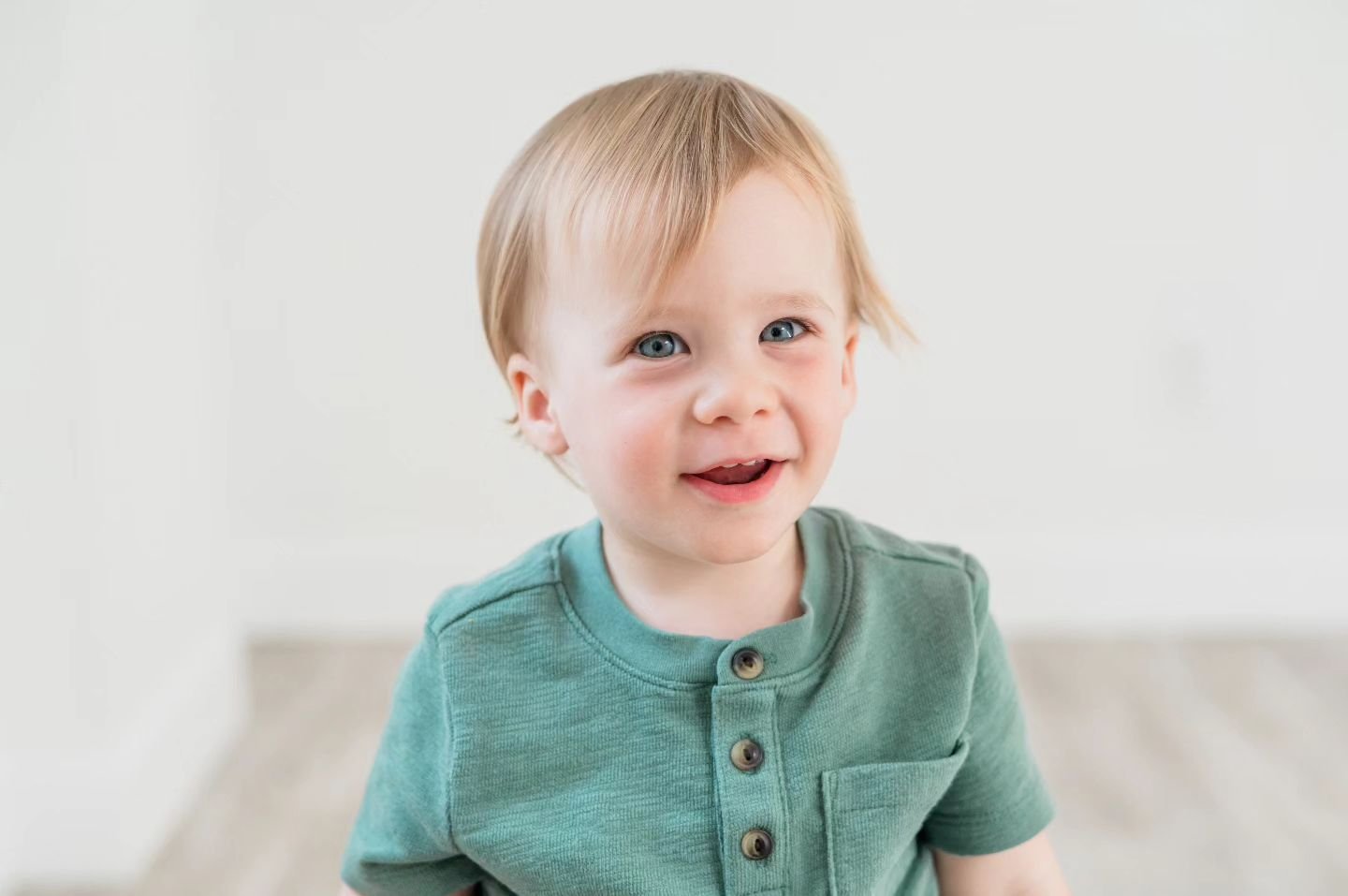 The other half of the cutest duo. He wasn't as excited to sit on my stool and have his picture taken but a little snack and silly noises got us a few seconds to capture some smiles. 

18 Month milestone studio portraits.

#njmom #njbabyphotography #n