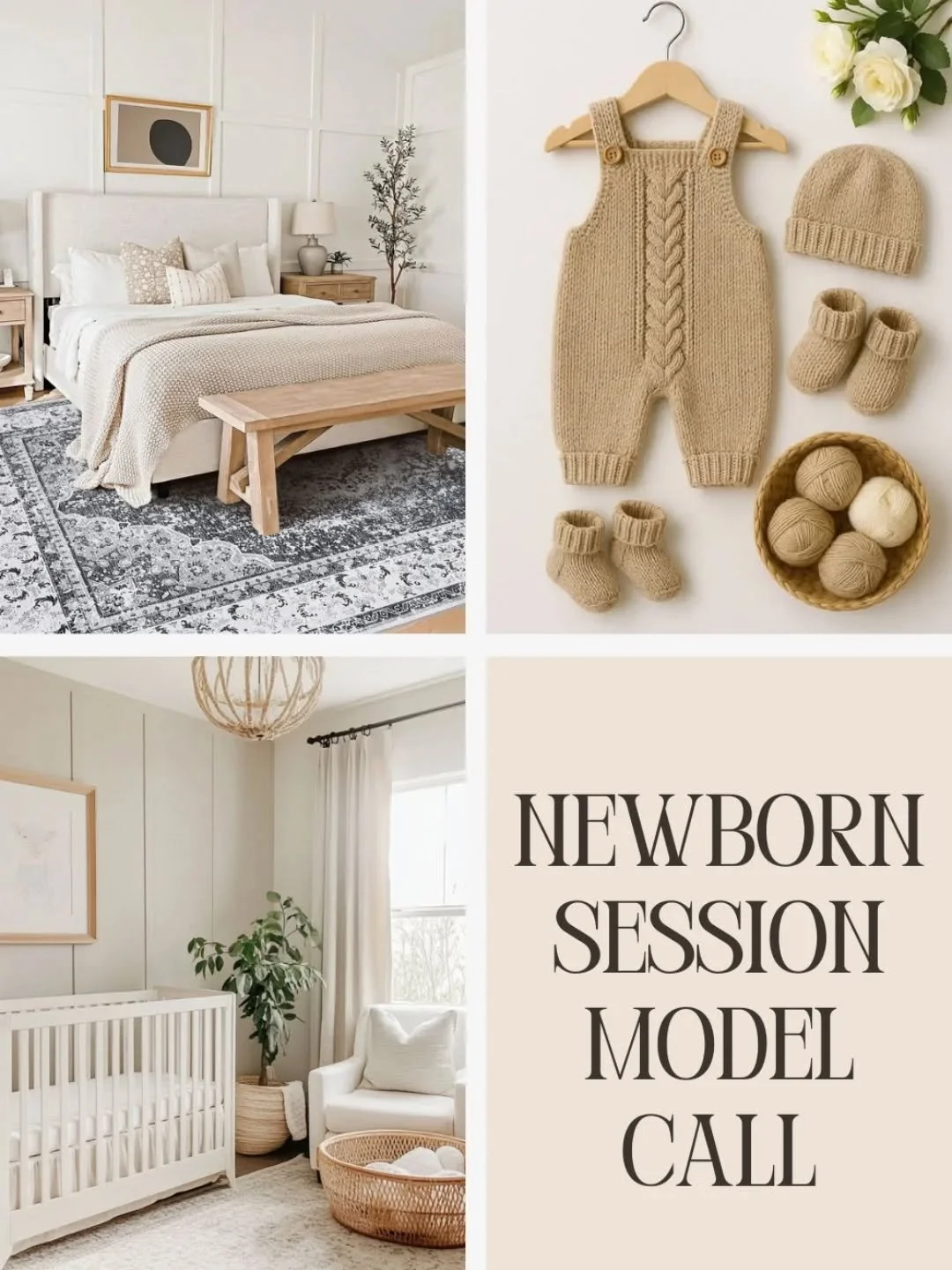 MODEL CALL! I will be filming a brading video during a newborn photo session and need a family to model! I have some specific requirements to help me create my vision: 
A spacious, light, bright, neutral colored space to photograph
Neutral/Earth tone