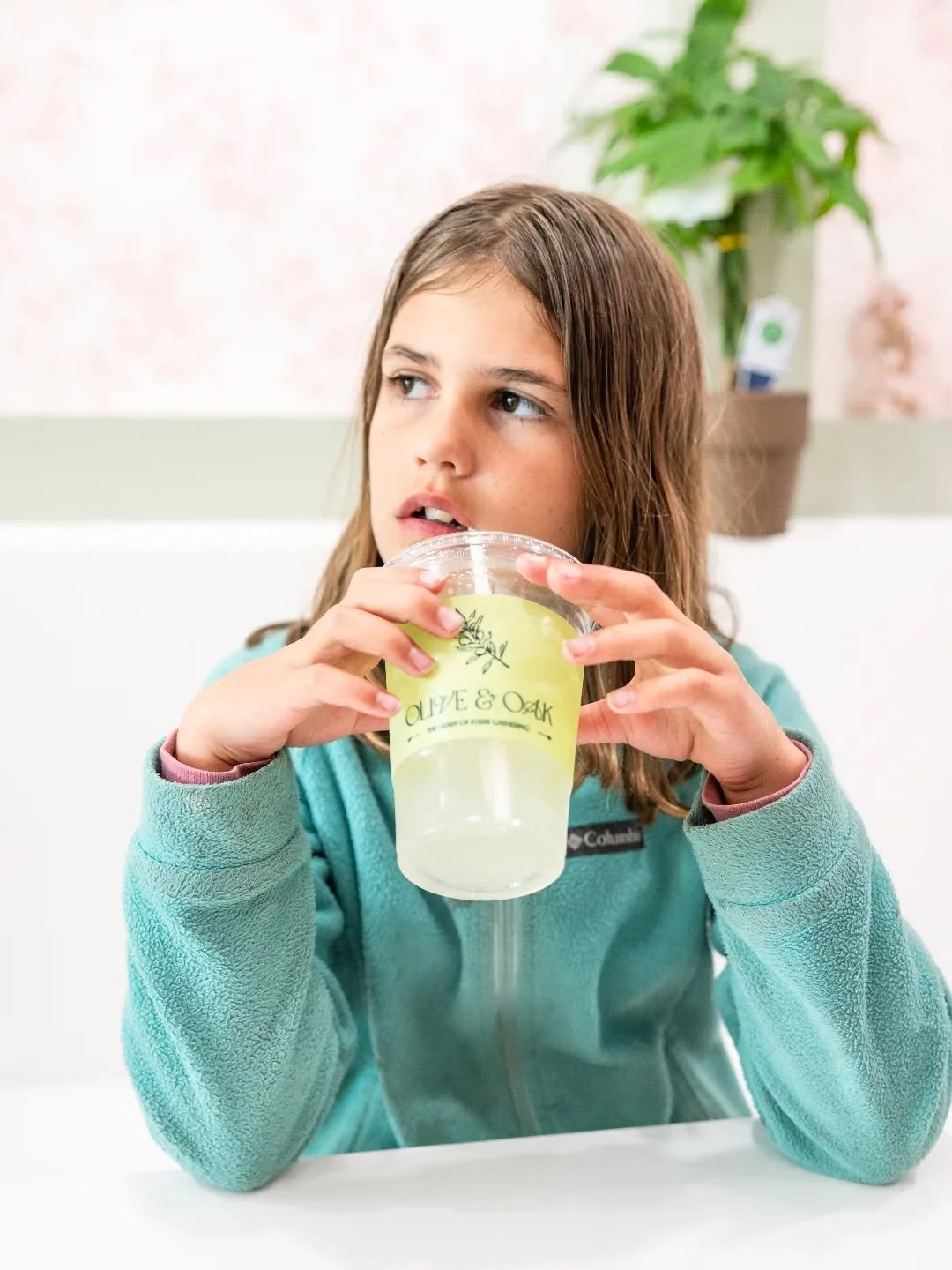 Brought my girls to @oliveandoaknj this weekend. They absolutely loved it. I'm obsessed with the decor and they love the lemonade and treats. I love that it's just around the corner from @thebunnyhivefortmonmouth You can stop in before or after your 