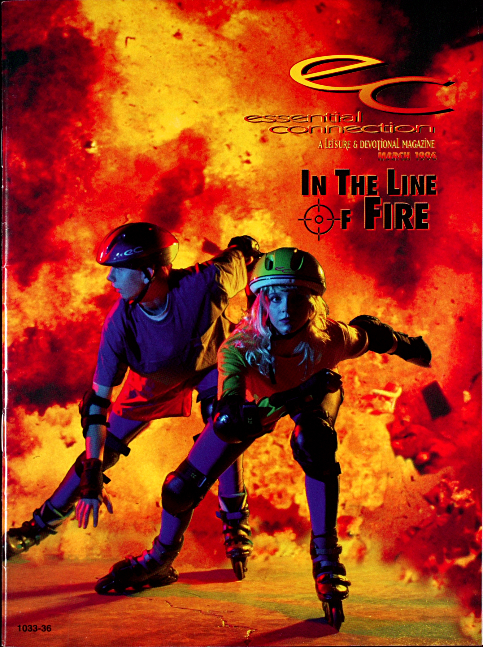 “In The Line Of Fire” Theme ec-essential connection Magazine Cover