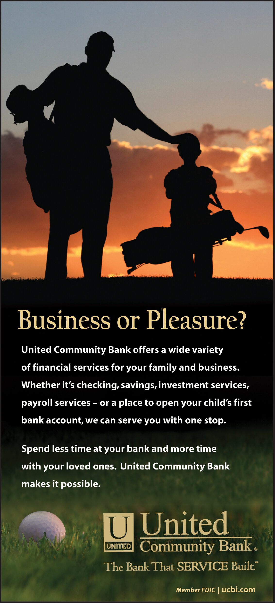 Bank Image Campaign Advertisement for Georgia Trend Magazine