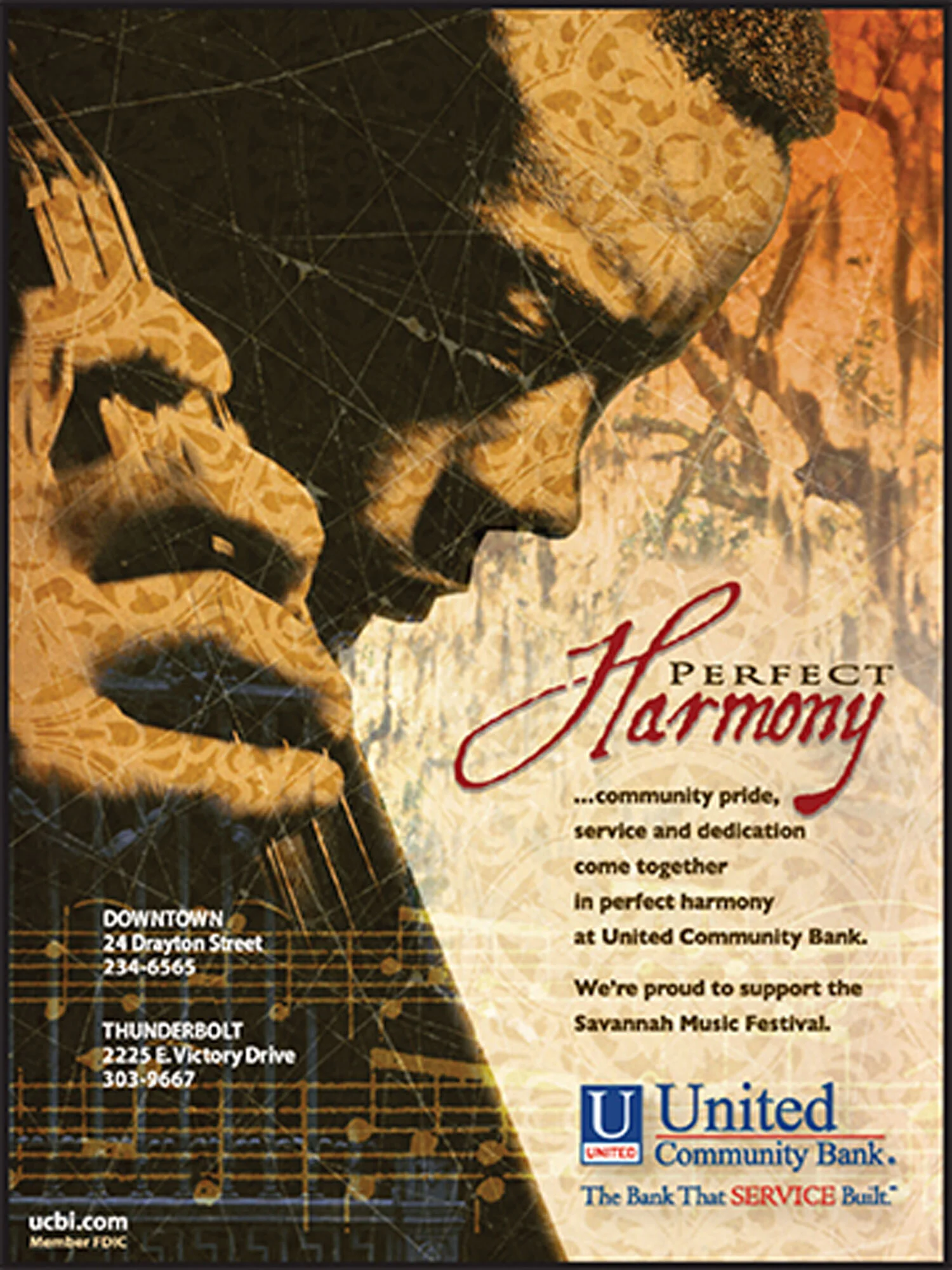 Bank Advertisement For Savannah Music Festival Program