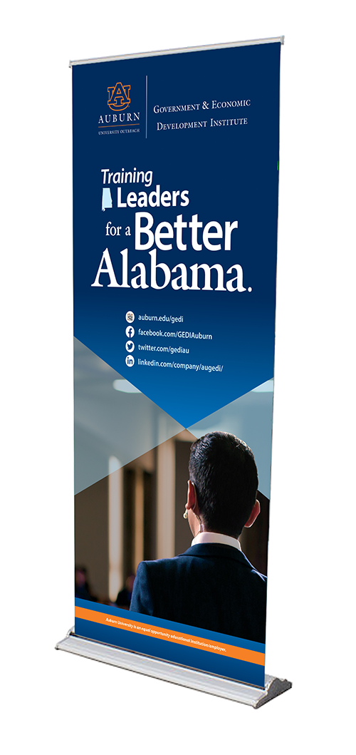 Promotional Retractable Banner Training Leaders for a Better Alabama