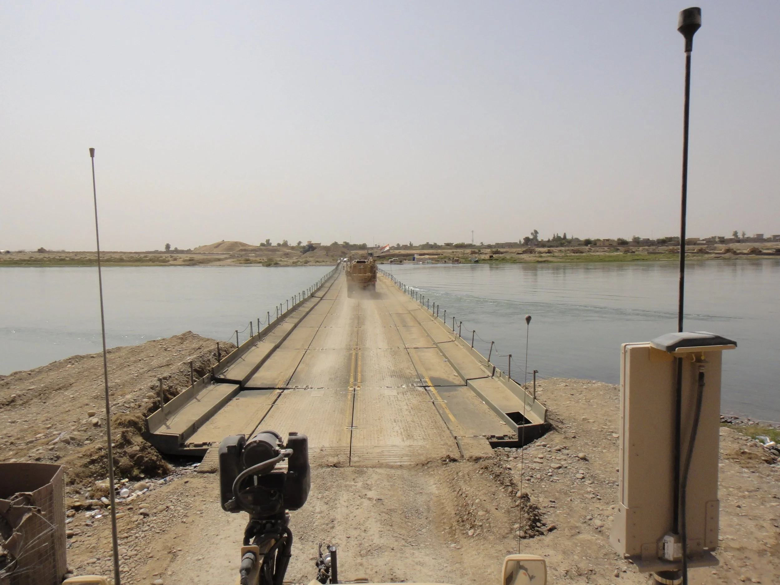  Cross the Tigris on a pontoon bridge. Definitely a check on the war bingo card. 