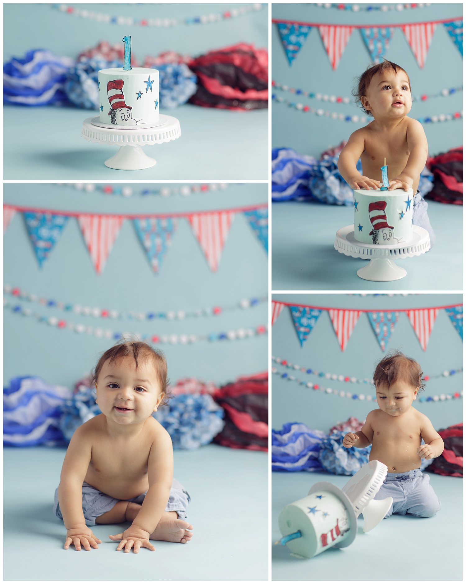 Southern RI children's cake smash photographer
