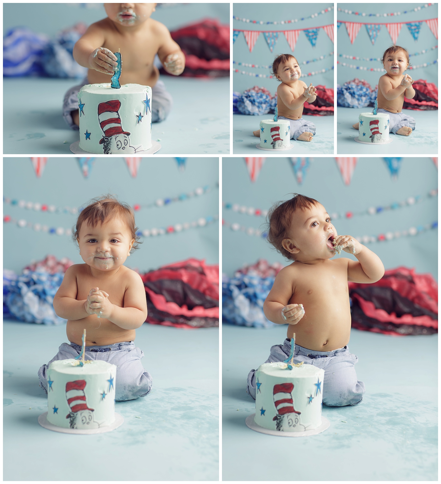 Southern RI children's cake smash photographer