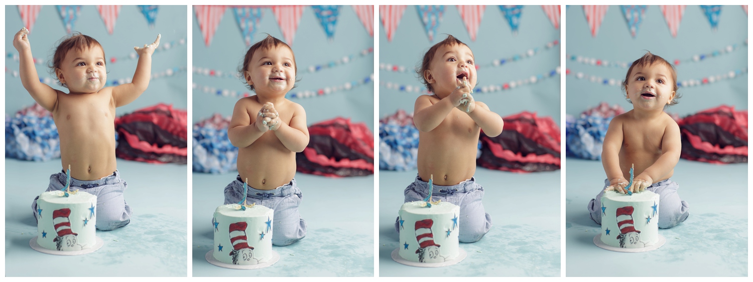 Southern RI children's cake smash photographer