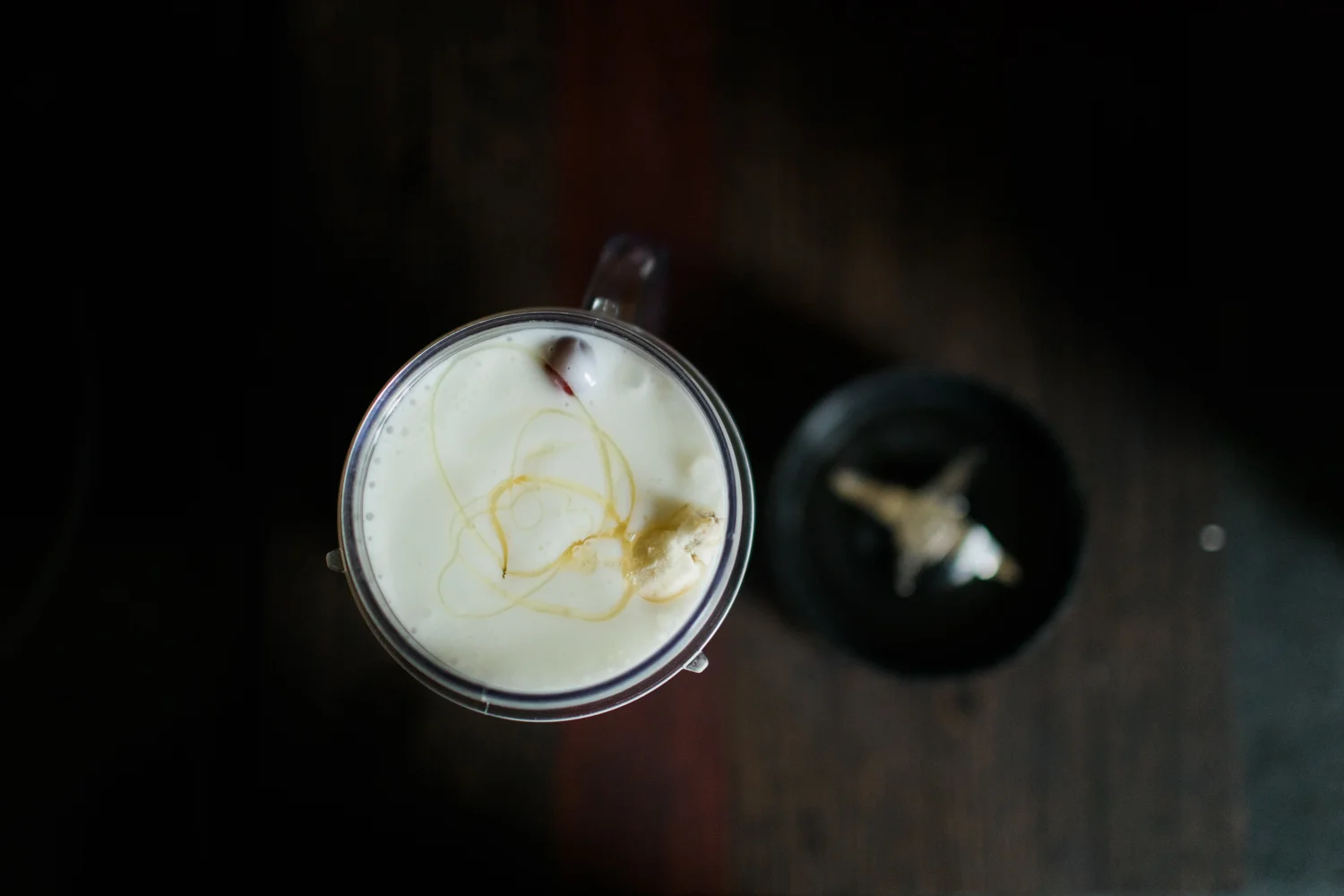 Smoothie on a counter