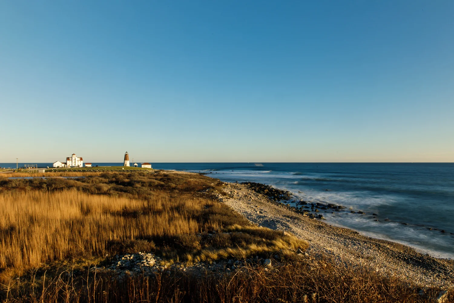 Point Judith Lighthouse in Narragansett, RI
