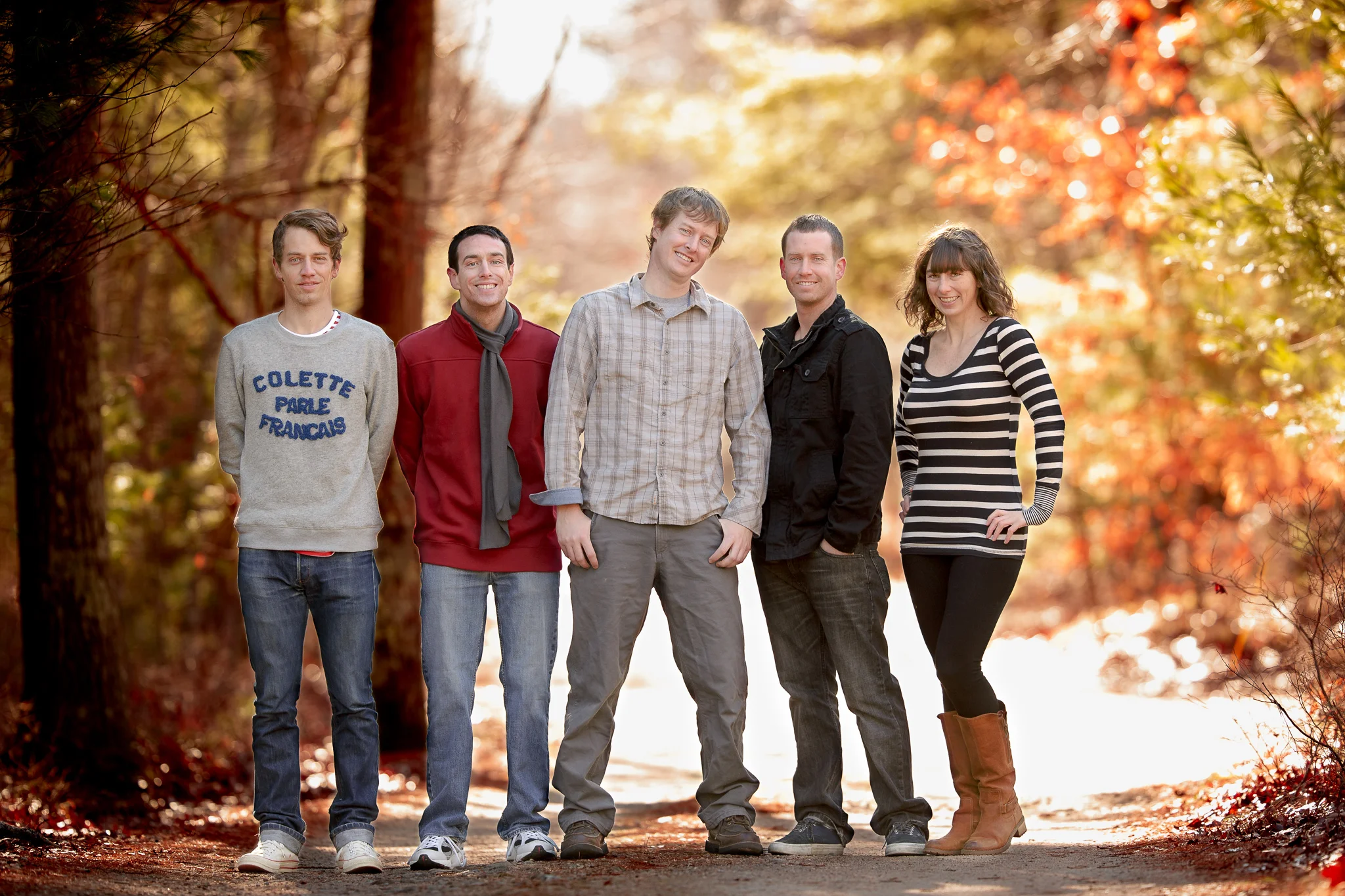 Family photo of siblings in Richmond, RI