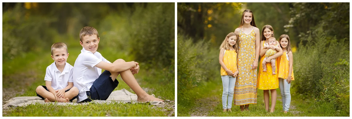 Sibling portraits in Wakefield, RI