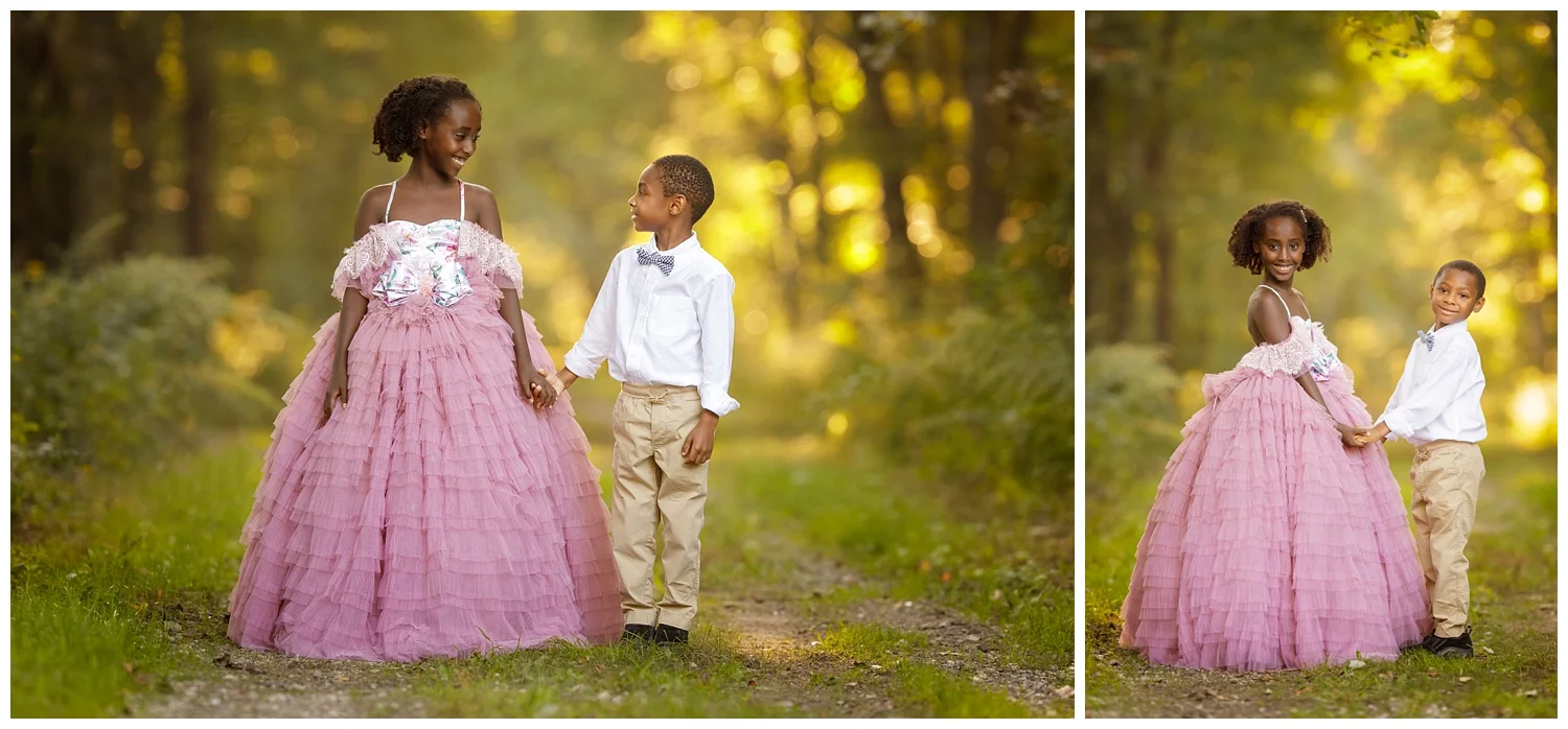 Brother and sister portraits in South Kingstown, RI