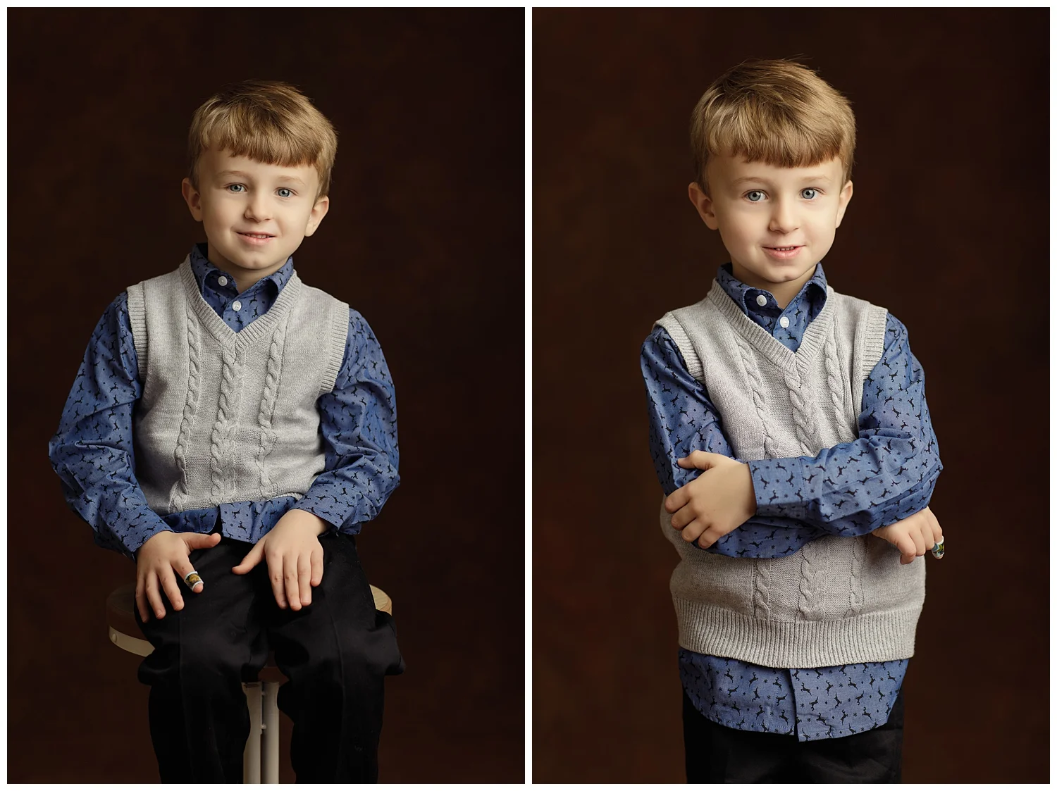 boy’s studio portraits in Charlestown, RI