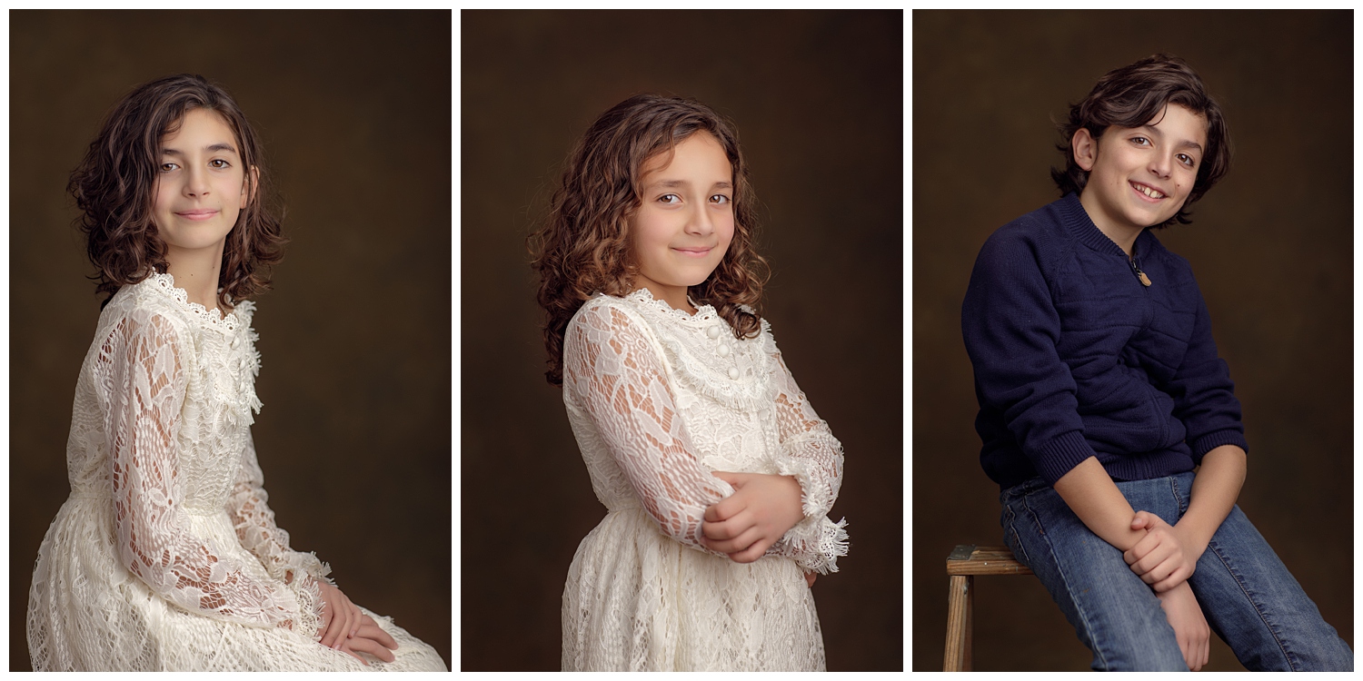 fine art studio portraits of children