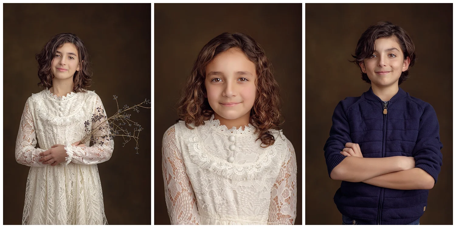 fine art studio portraits of children