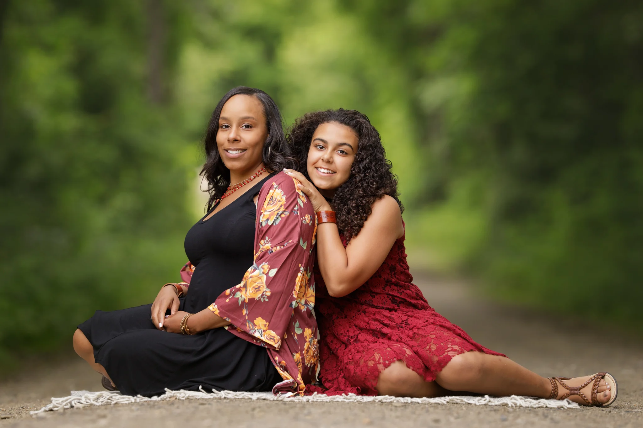 portrait of mother and daughter in North Kingstown, RI