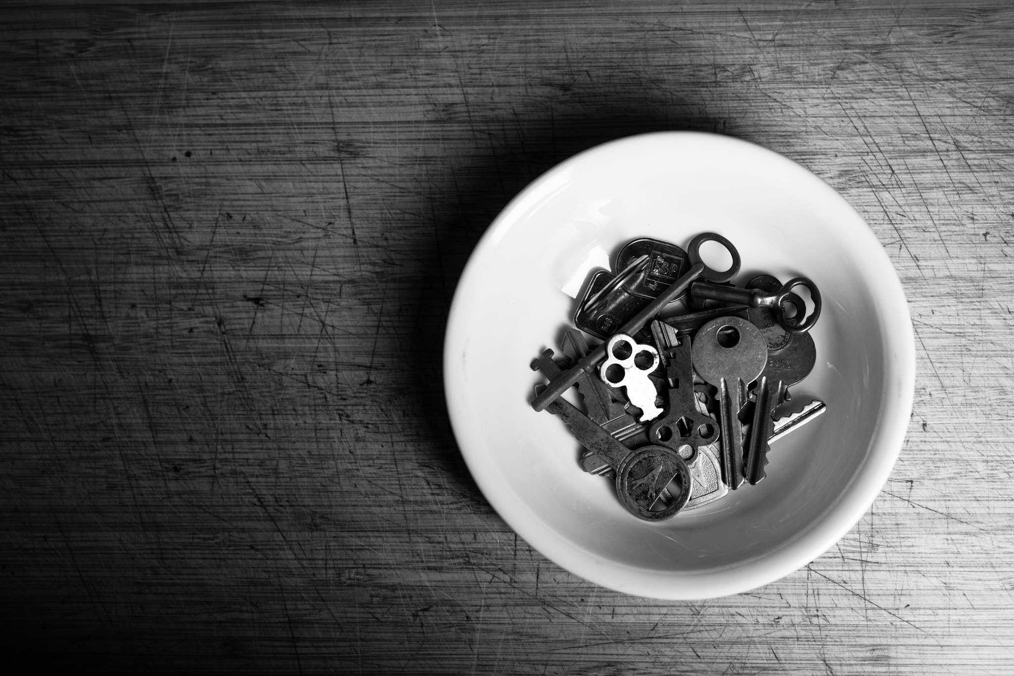 keys in a bowl