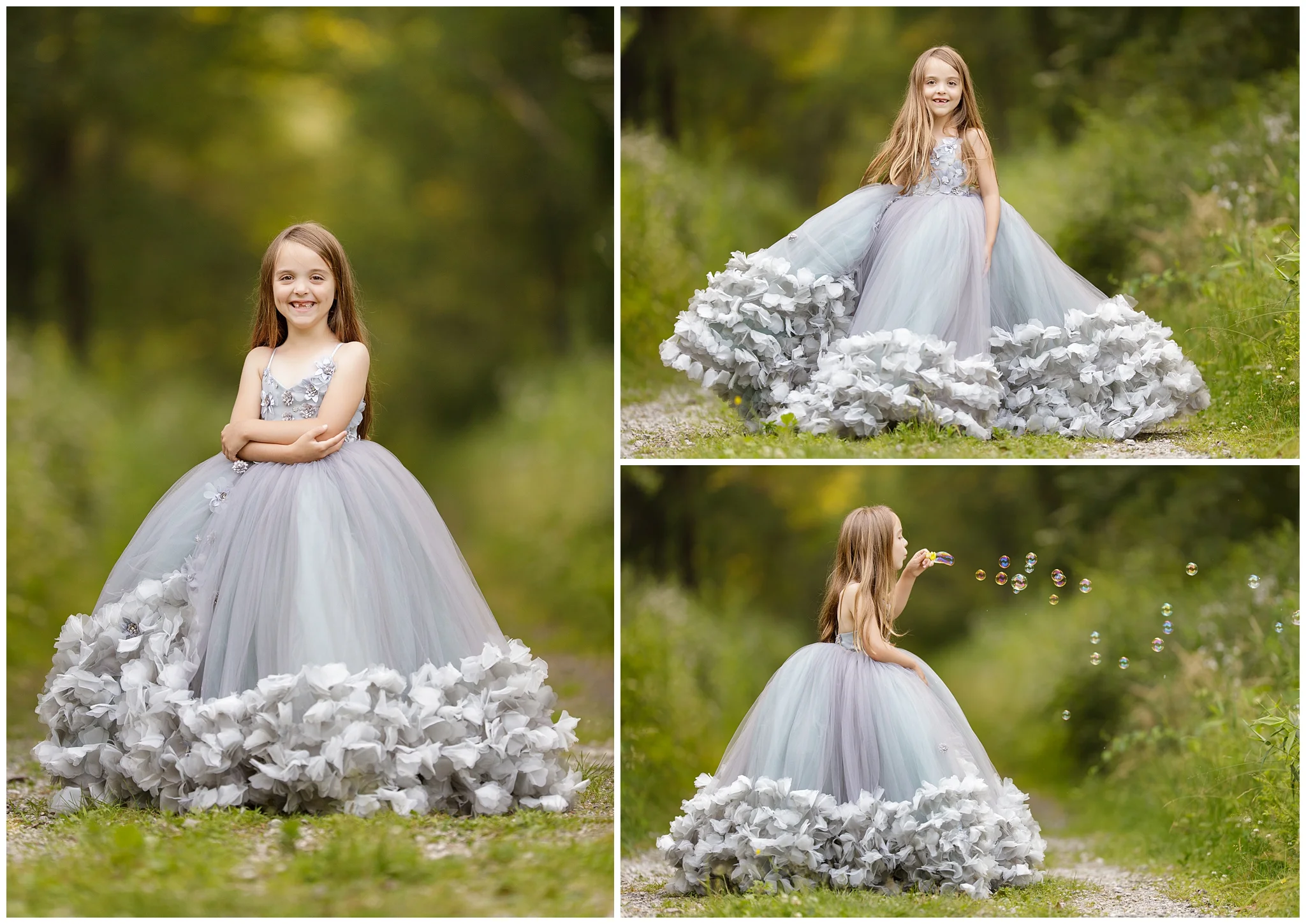 Portraits of girl in the woods in Wakefield, RI